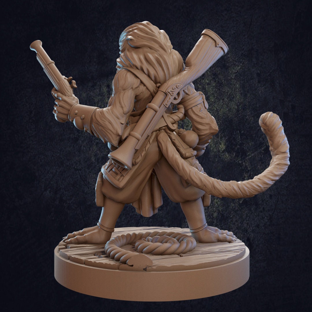 Boomy Monkeyfolk Pirate / Designed by the Dragon Trappers - Etsy