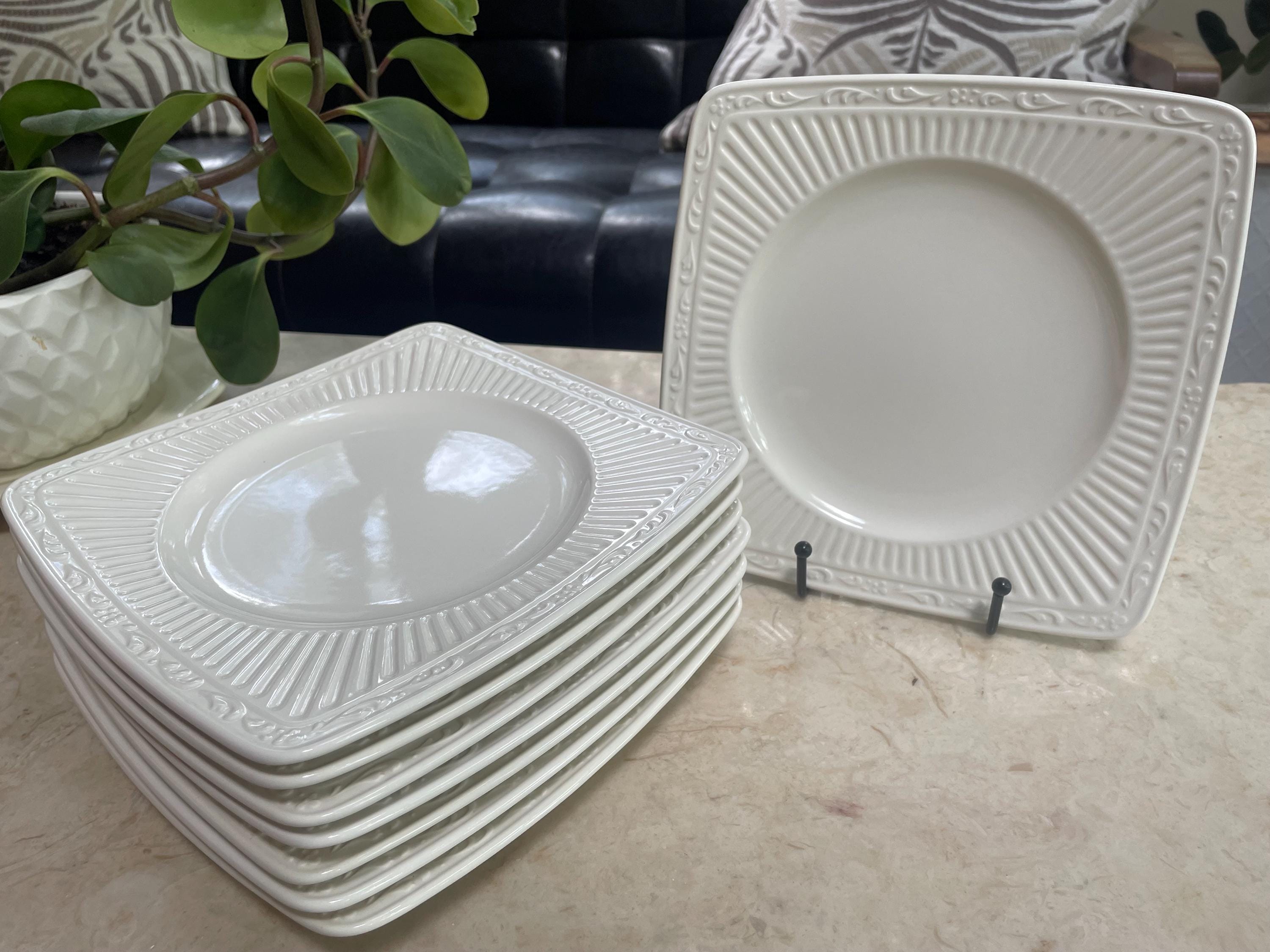 Mikasa Square Dinner Plate - Etsy