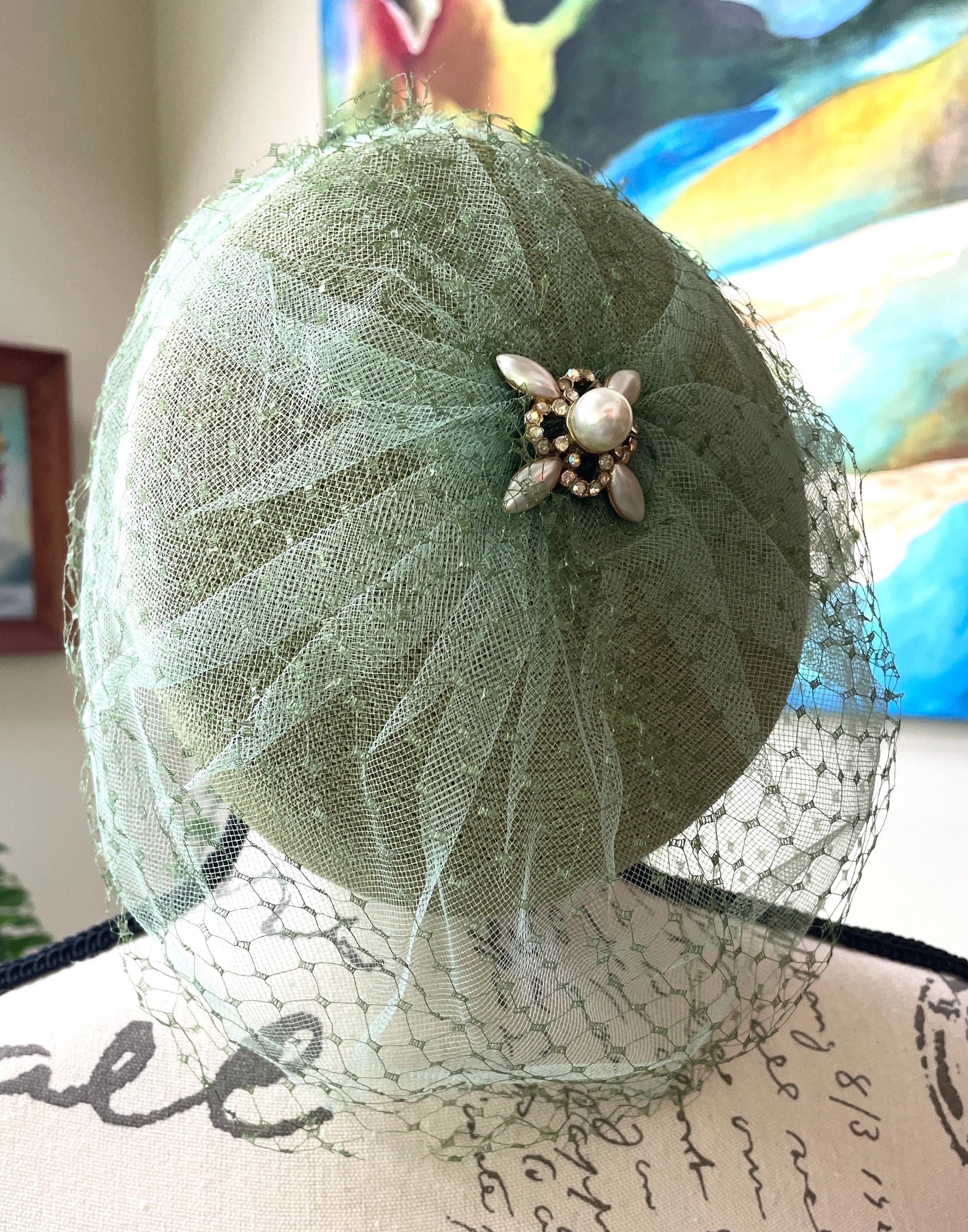 Green Pillbox Hats - Etsy display picture 2
