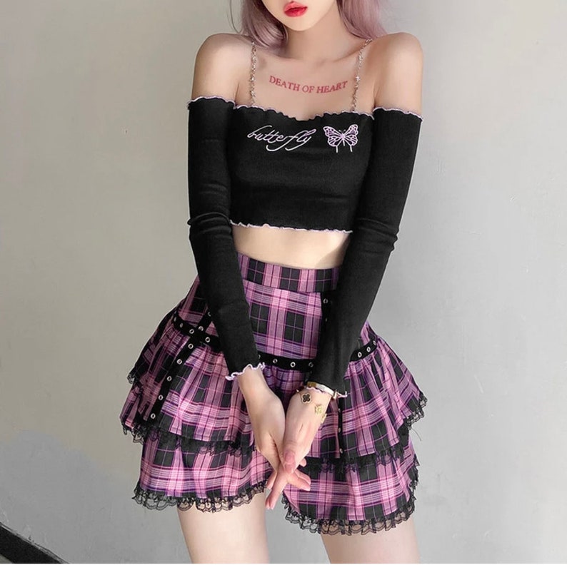 Goth Bimbo Goth Clothing Goth Dress Alt Dress Lolita Cake Mini Etsy UK