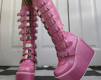 chunky rave boots