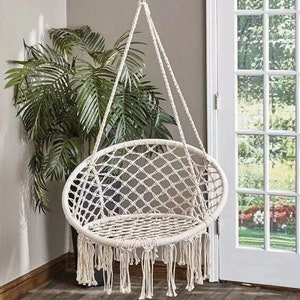 Large Macrame Swing