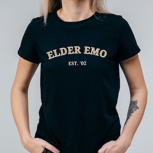 ELDER EMO Unisex Tshirt - Millenial punk shirt Gift - When we were young