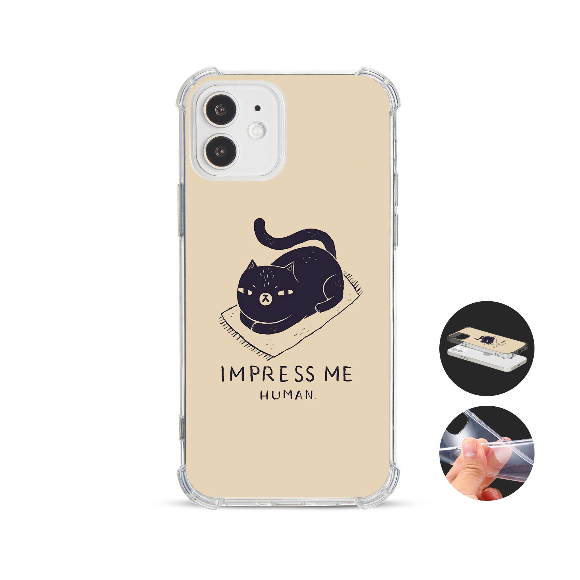 Phone Case Shockproof Soft Clear Cover for iPhone 14 13 12