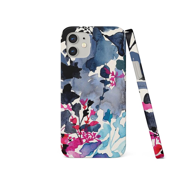 Coque de téléphone pour iPhone 14 13 12 11 XS XR SE 7 8 6S Samsung S20 S10 Couverture rigide Floral vintage Fleurs de printemps Aquarelle Branche de fleurs de cerisier 06