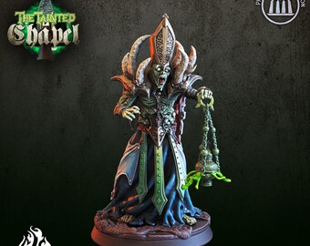 Plague Pastor - The Tainted Chapel - RPG Table Top Mini from Crippled God Foundry (The Tainted Chapel)