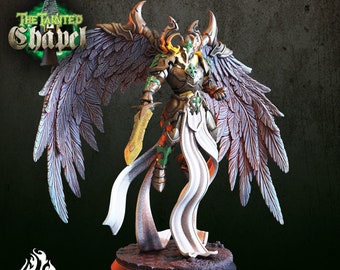 Vulcanus Angel of War - The Tainted Chapel - RPG Table Top Mini from Crippled God Foundry (The Tainted Chapel)