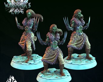 Orc Berserkers - Warriors Code - RPG Table Top Mini from Crippled God Foundry (Warriors Code)