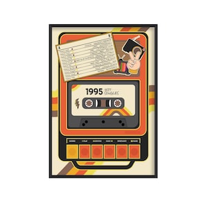 1995 Musik Print, 30. Hochzeitstag Geschenk, 30. Hochzeitstag Druck, 30. Hochzeitstag Poster, Perlenhochzeitstag