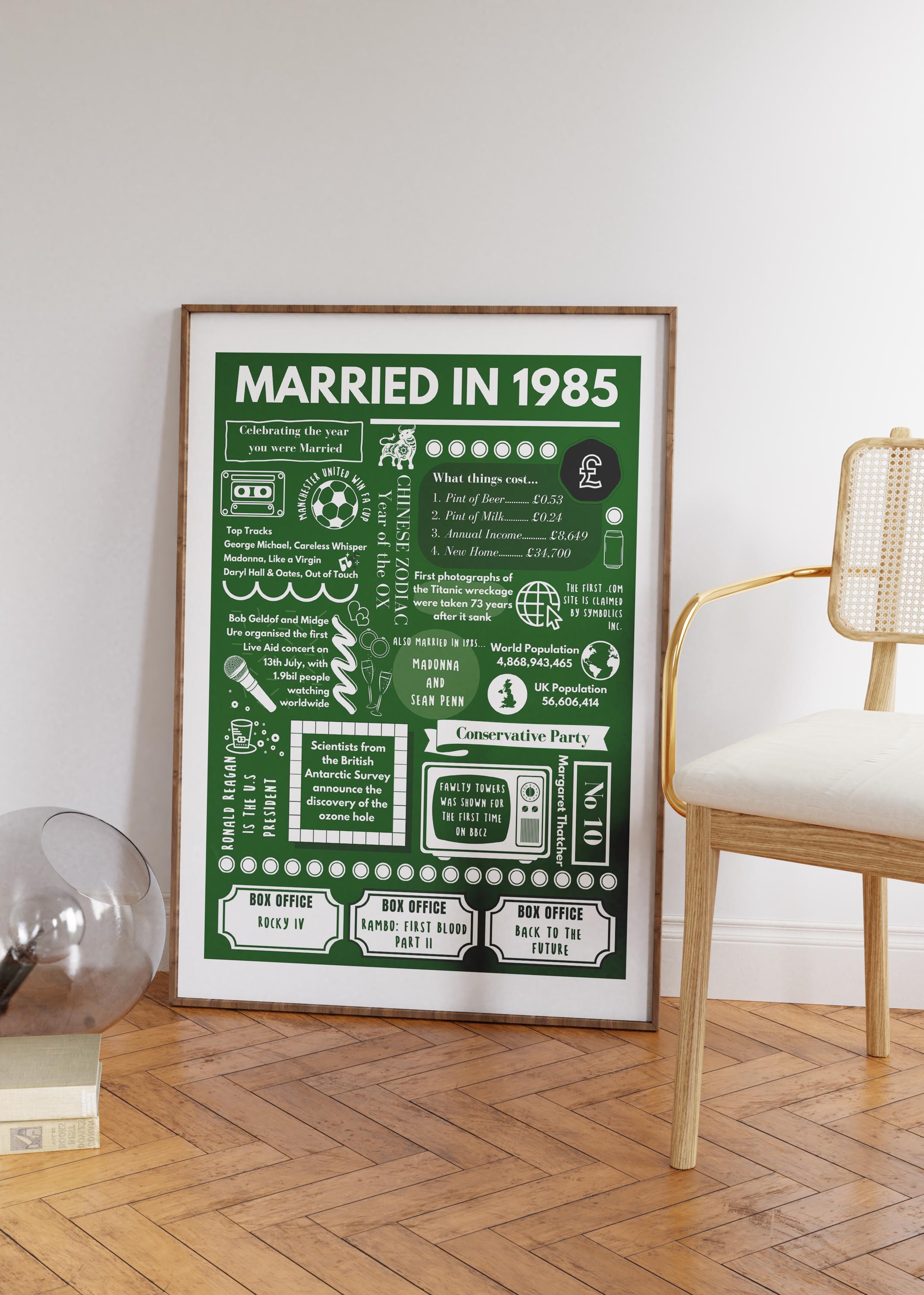 Regalo 65 Aniversario – Única Moneda Boda De Hierro