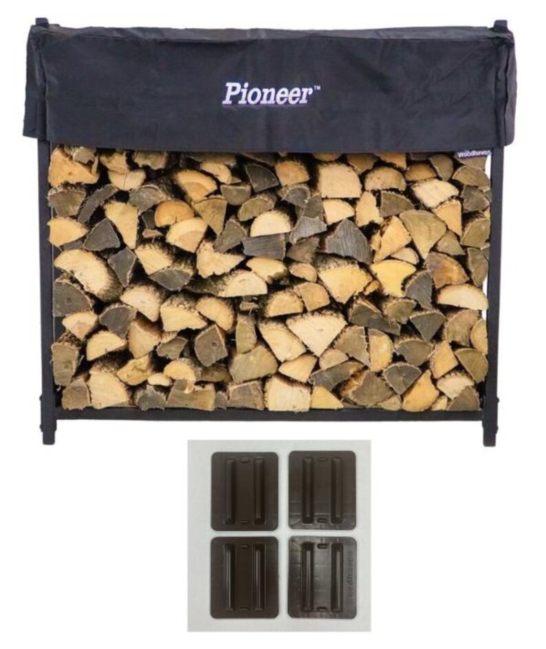 TheWoodhaven Pioneer Firewood Rack - Thumbnail 4