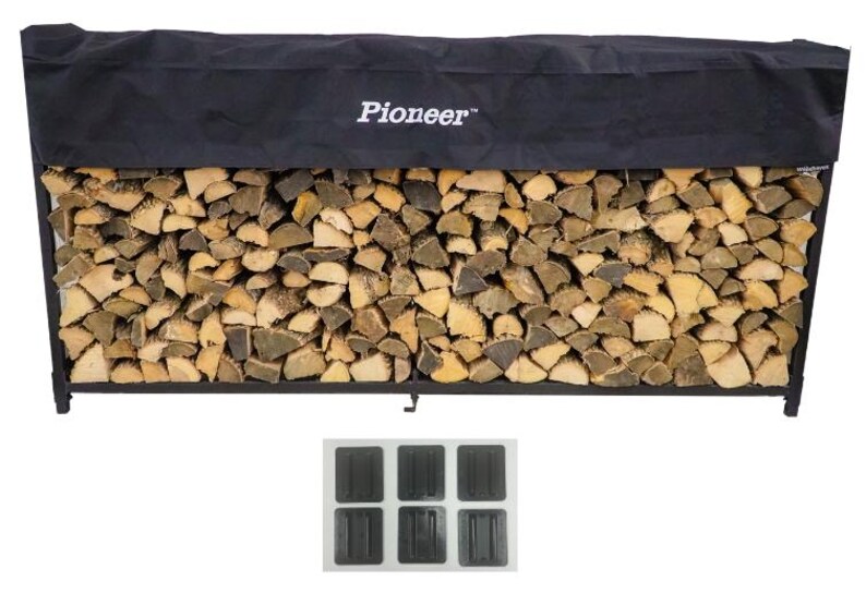 TheWoodhaven Pioneer Firewood Rack - Thumbnail 2