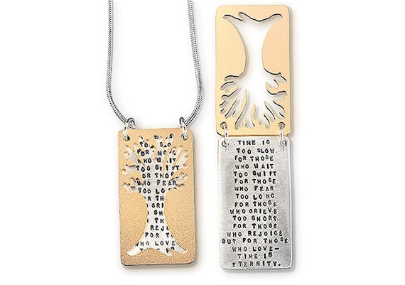 Necklace by Kathy Bransfield Henry Van Dyke Pendant Sterling Silver  Jewelry Gift For Her Tree of Life Necklace Quote Jewelry