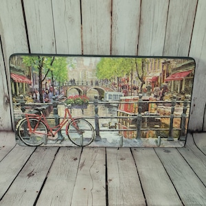 Wooden Key Holder Wall Wall Towel Hanger Key Rack Storage Organizer Bicycle Housewarming gift