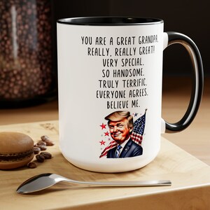 MAGA Trump Grandpa Mug, Best Grandpa Dad Gift, Funny Grandfather Gift, Grandpa Coffee Mug Birthday Gift, Make America Great Again Coffee Cup