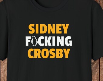 Sidney Crosby Unisex T Shirt, Pittsburgh Hockey, Penguins Hockey Shirt, Sidney Crosby T Shirt, Funny NHL Shirt