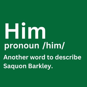 Saquon Barkley &#39;Is Him&#39; Shirt - Philly Football Fan Tee