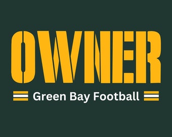 Packers-eigenaar T-shirt: Green Bay Football-cadeau