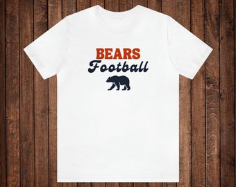 Chicago Football Unisex T Shirt, Bears Football Shirt, Chicago Fans, Bears Fans, Bears Tailgate Shirt, Chicago Bears Gift