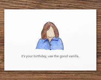 Ina Garten Birthday Card – Funny Foodie Birthday Card for Cook, Baker, Chef