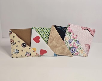 Quilted Corner Bookmark - large | Fabric Bookmark