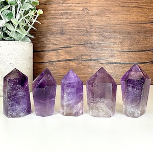 You Choose! Gorgeous Purple Amethyst Mini Pocket Tower