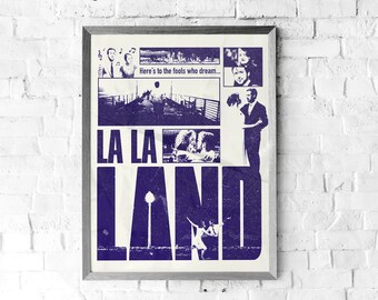 LA LA LAND-kunstprint, perfect cadeau