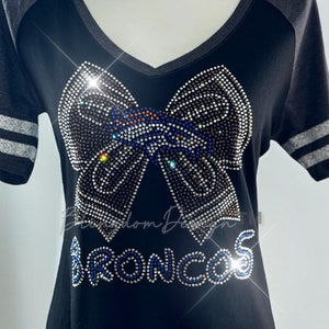 Bedazzled broncos jersey new arrivals