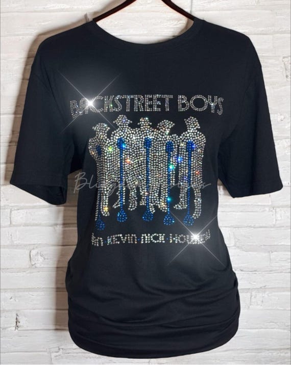 Backstreet Bling Rhinestone Shirt Tshirt Crystallized