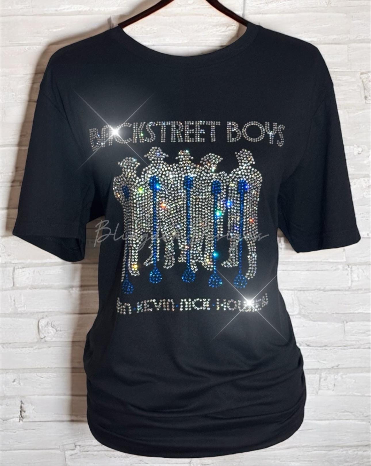 Backstreet Bling Rhinestone Shirt Tshirt Crystallized