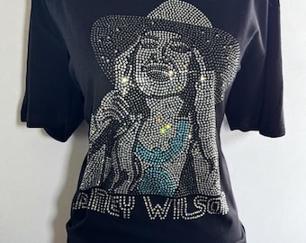 Lainey Wilson Rhinestone Portrait Bling Tee, Sweatshirt, Country Music Fan Gift, Bedazzled Shirt, Crystallized Concert Tshirt