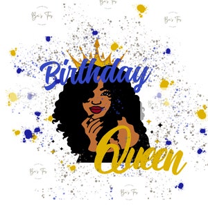 Birthday Queen png digital download
