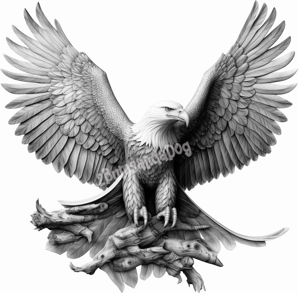 3d Illusion Eagle with Wings out for Laser Please Read Description laser ready