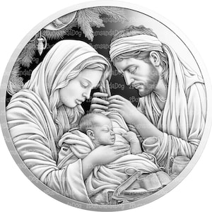 3d Illusion Nativity Mary Joseph and baby Jesus  for Laser Please Read Description laser ready