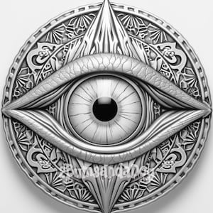 3d illusion All Knowing Eye for Laser Please Read Description laser ready
