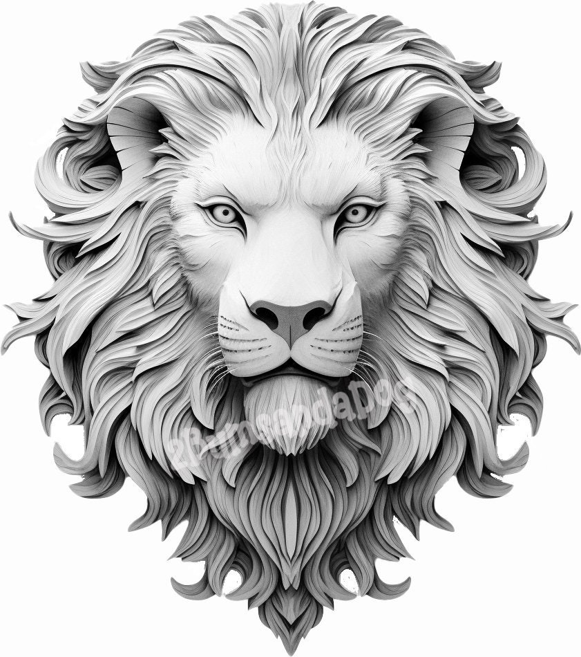 3d Illusion Lions Head for Laser Please Read Description Laser