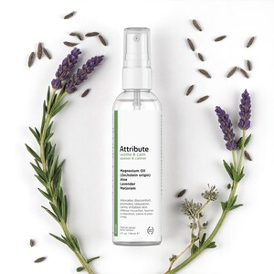 Magnesium Oil Spray – Soothe & Calm with Aloe, Lavender, Marjoram | Relaxation, Sleep, Stress Relief | Muscle Recovery | Pure Zechstein Mist