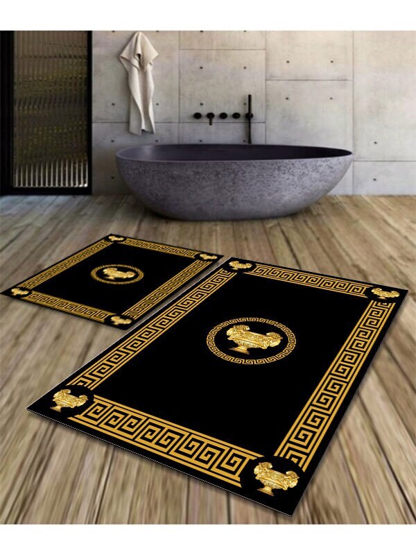 Versace bathroom rug Etsy Nederland