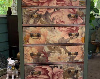 Antique Five Drawer Chest