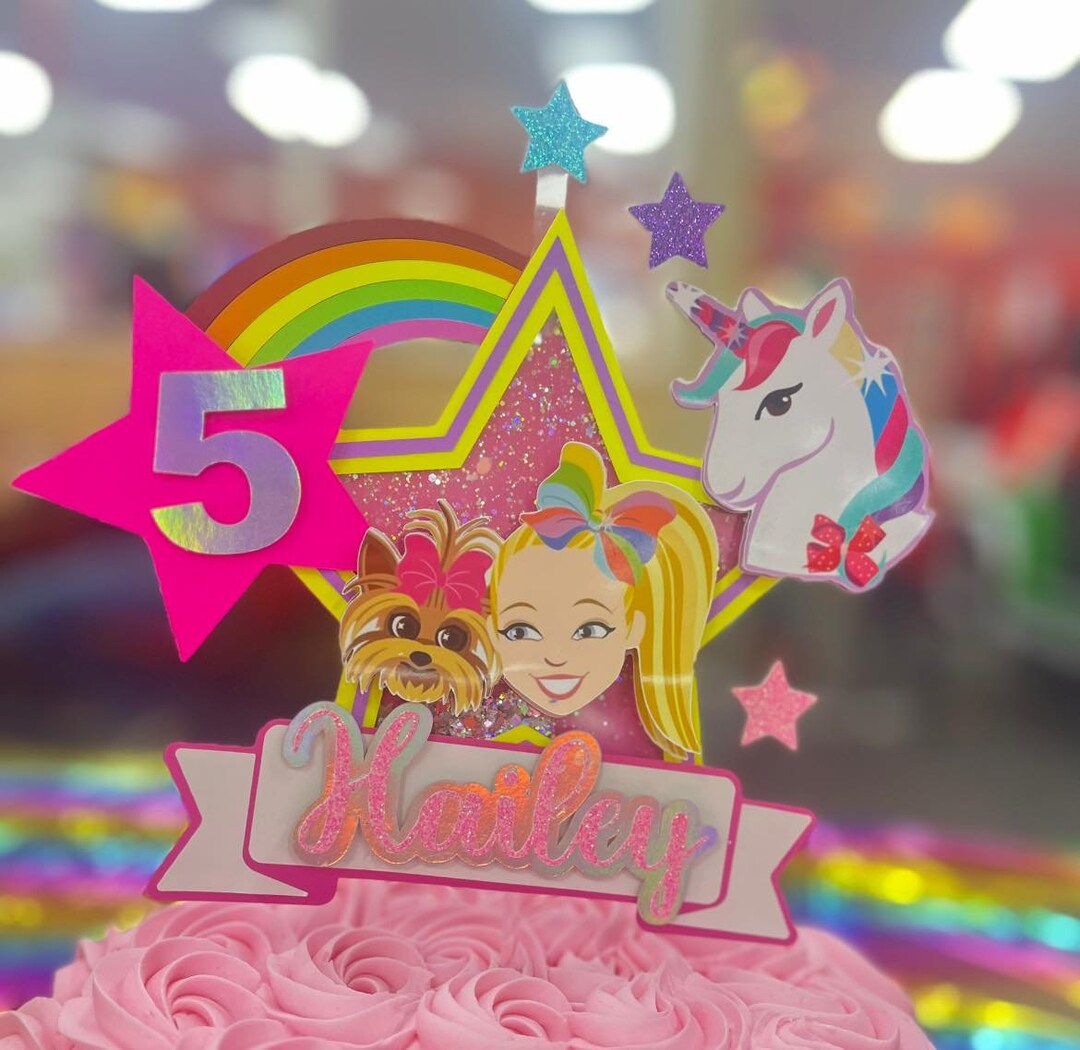Jojo Siwa Cake Topper - Etsy