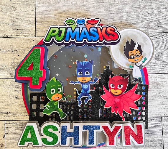 PJ Mask Cake Topper Etsy