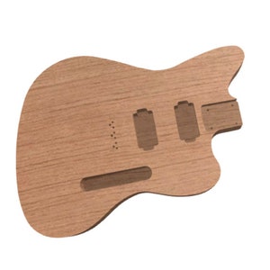 JAG Modern HH Style Guitar Body Svg And Dxf CNC file, Xcarve, Onefinity, Shapeoko, Grbl