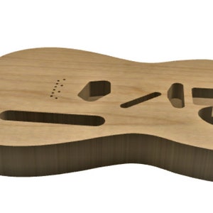 T-Style Guitar Body Svg, Dxf File for CNC, XCarve, Shapeoko, Onefinity, GRBL. UPDATED*