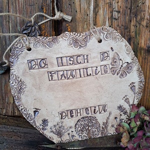 Bilderrahmen , Foto, Wandschmuck Rahmen Namenschild