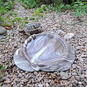 Vogeltränke Vogelbad Schwimmkerze Schale Gartenkeramik
