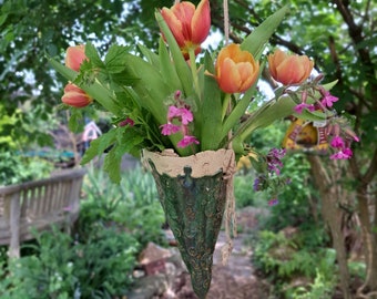 Panier suspendu vase à fleurs pot de fleur plante suspendue