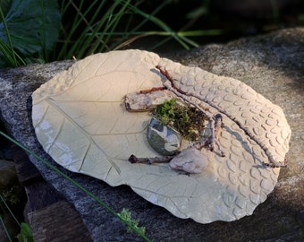 Insektentränke Vogeltränke  Schale Gartenkeramik