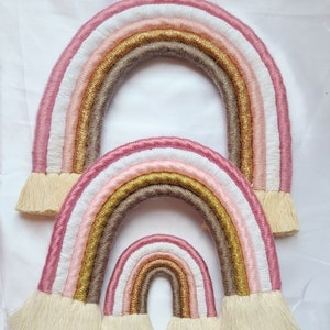 Rainbow Macrame Wall Hang
