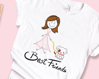 T Shirt For Teen Custom Dog T-Shirt for Dog Lover T-Shirt Gift For Teen Dog Lover Gift For Girl Dog Lover T-Shirt Cotton T Shirt for Kids