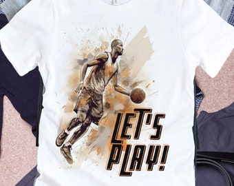 Cool Basketball Shirt Game Day Shirt Basketball Sport Lover Tee Sports t-shirt Basketball Life Basketball player gift coach gift trendy